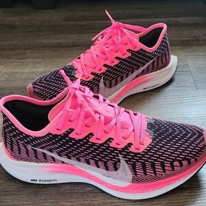 RARE HTF Nike Zoom Pegasus Turbo 2 Sz 9 Neon Hot Pink Blast Black GREAT CONDTION